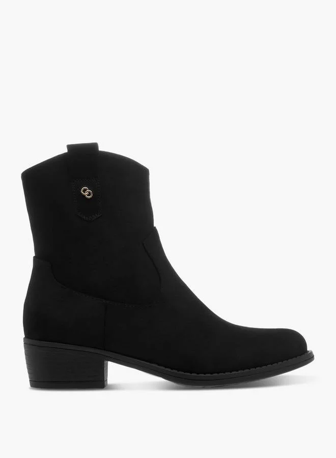 سيليست بوت نسائي بكعب عريض للكاحل