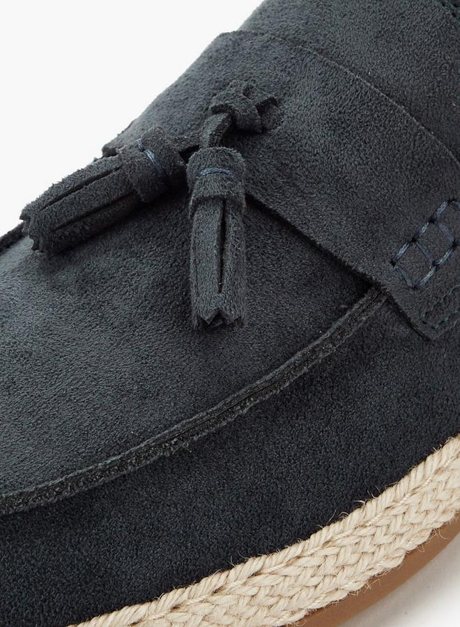 Peppermint Men Tassel Trim Espadrille Loafers - Image 4
