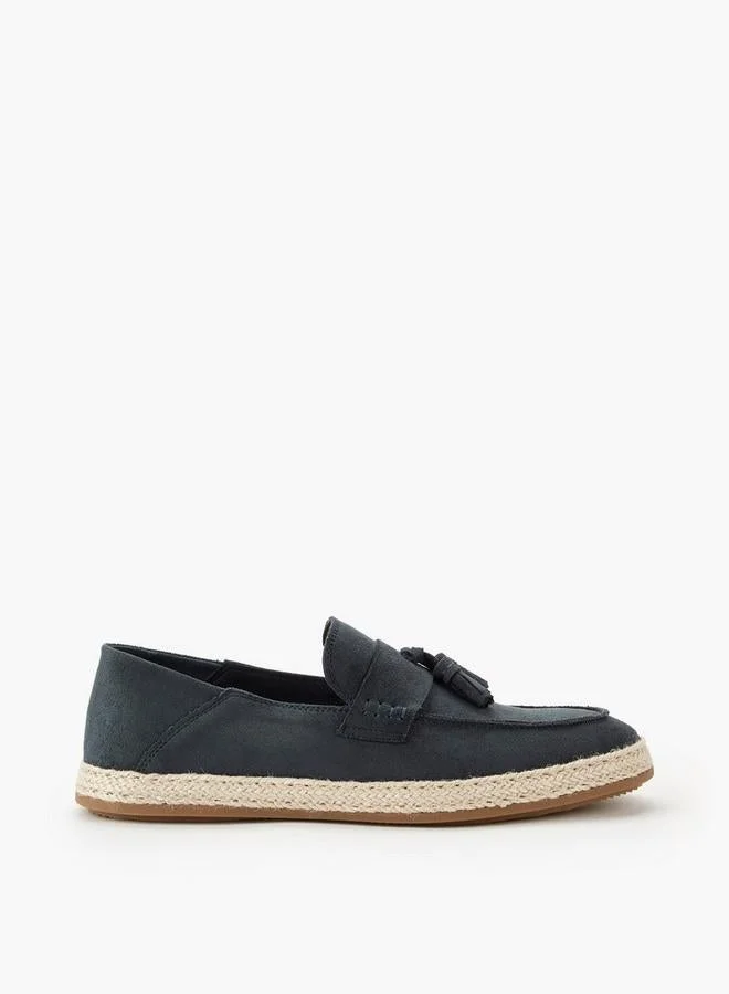 ببرمنة Men Tassel Trim Espadrille Loafers