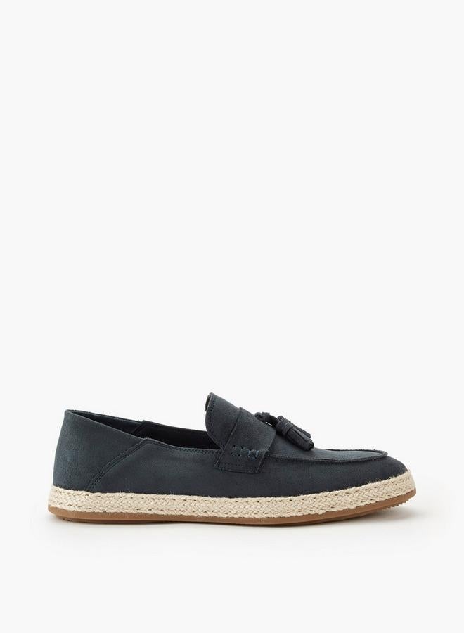 Peppermint Men Tassel Trim Espadrille Loafers - Image 1