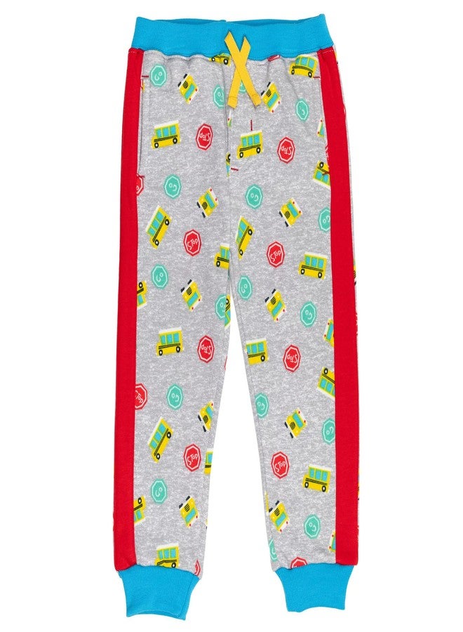 CoComelon JJ Infant Baby Boys Fleece 2 Pack Jogger Pants Blue/Gray 12 Months - Image 5