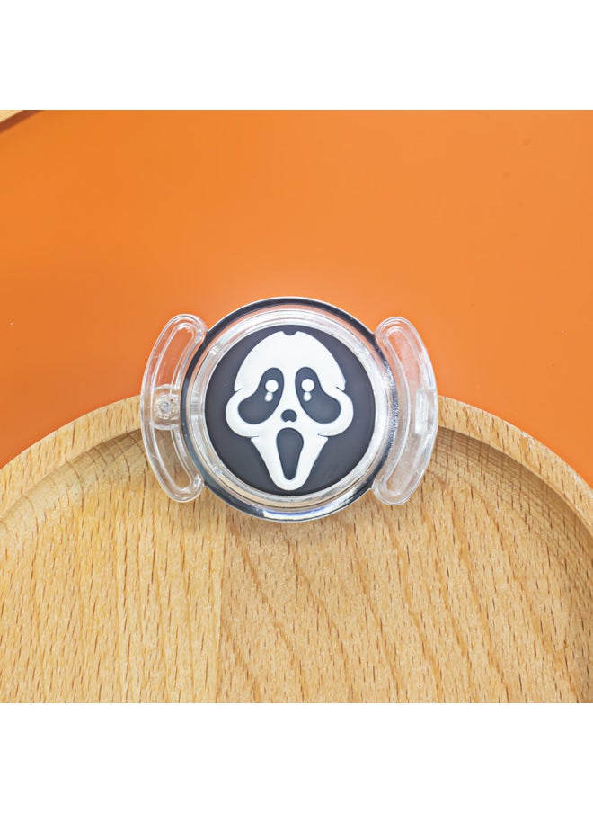Generic - Suitable For Apple Airtag Anti-lost Wear Velcro Shoelace PC Waterproof Protective Shell Single Beam Patch-Color:Transparent Donut (Q95G) - Image 1