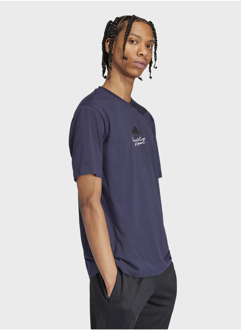 Adidas - Brand Love Signature Graphic T-Shirt - Image 1