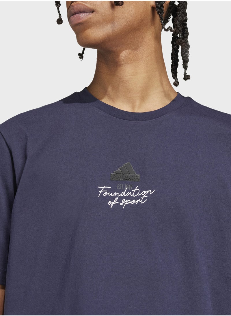 Adidas - Brand Love Signature Graphic T-Shirt - Image 1