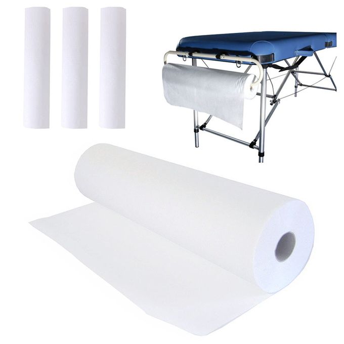 Roll Disposable NonWoven Bed Sheet 50 PcsRoll Massage Table Sheets 315 X 70Salon Beauty Facial Bed Cover for Massage Lash Tattoo Bed Spa - Image 2