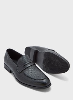 Robert Wood Weave Detail Formal Loafers  - Image 3