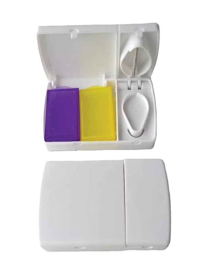 TEMPERIA (1 pcs) Tablet Cutter of All Size Pills - Medicine Splitters, Breaker and Crusher to Powder of Any Size Pill (Large & Small) - Durable & Ergonomic Design (with Storage Box) (MN02) - Image 1