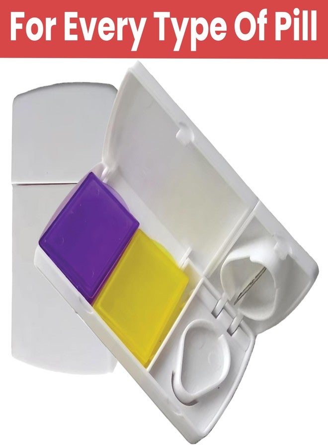 TEMPERIA (1 pcs) Tablet Cutter of All Size Pills - Medicine Splitters, Breaker and Crusher to Powder of Any Size Pill (Large & Small) - Durable & Ergonomic Design (with Storage Box) (MN02) - Image 5
