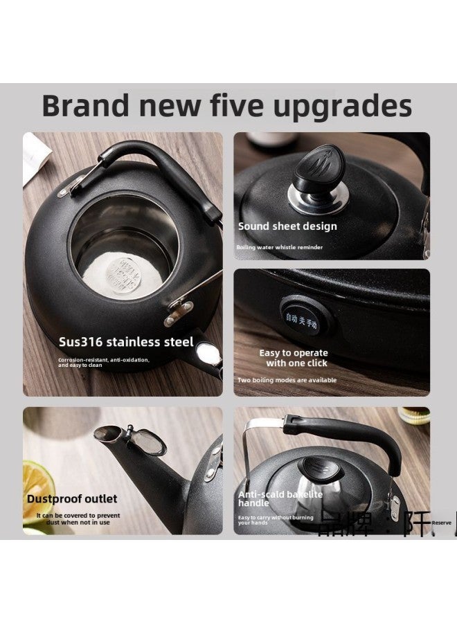 316 Stainless Steel Electric Kettle Large Capacity Electric Kettle Automatic Power Off Insulation Household 304 Kettle-Color:5l Food Grade 304 [automatic Power-off Insulation] Free Extension Wire-Capacity:Default