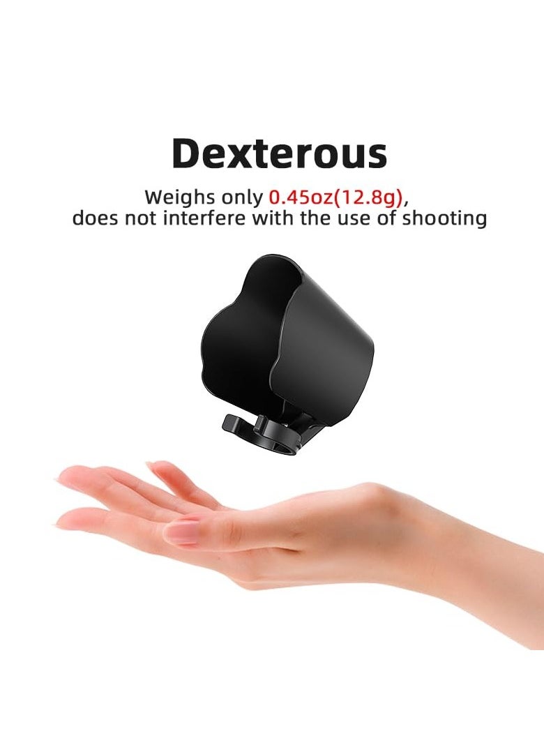 SYOSI - Lens Hood Sunshade Cover for DJI OSMO Pocket 3 Anti-Glare Protective Cover Hard Plastic Lens Hood for DJI Osmo Pocket 3 Gimbal Guard Lens Shield Cap Camera Accessories - Image 1
