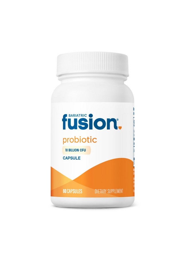 Bariatric Fusion Probiotic Capsule | Easy to Swallow Bariatric Vitamin | 10 Billion CFU | Bacillus Coagulans | Support Digestive & Immune Health | 60 Count - Image 1