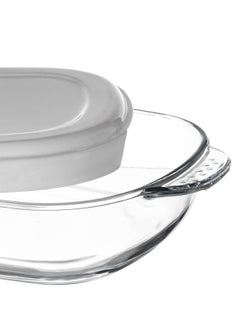 Dania 1.3 liter oven tray with white plastic cover  - Image 2