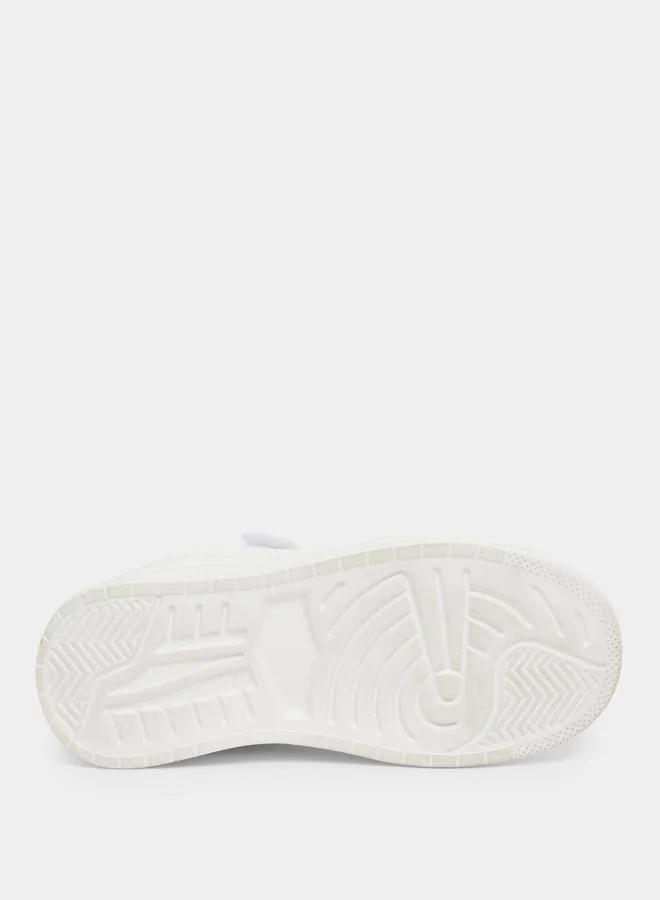 Styli Styli Platform Sneakers with Hook and Loop Closure