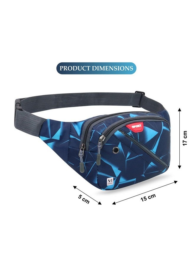 NFI essentials Waist Chest Bag for Men Women Belt Sling Pouch Crossbody Unisex Crossover Fanny Pack One Side Travel Hiking Zip Bag Multipurpose Adjustable Strap Shoulder Running Money Phone Bag - Image 4