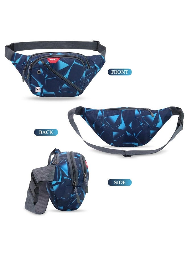 NFI essentials Waist Chest Bag for Men Women Belt Sling Pouch Crossbody Unisex Crossover Fanny Pack One Side Travel Hiking Zip Bag Multipurpose Adjustable Strap Shoulder Running Money Phone Bag - Image 2