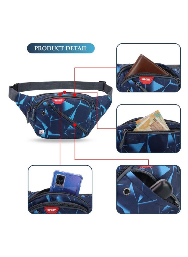 NFI essentials Waist Chest Bag for Men Women Belt Sling Pouch Crossbody Unisex Crossover Fanny Pack One Side Travel Hiking Zip Bag Multipurpose Adjustable Strap Shoulder Running Money Phone Bag - Image 3