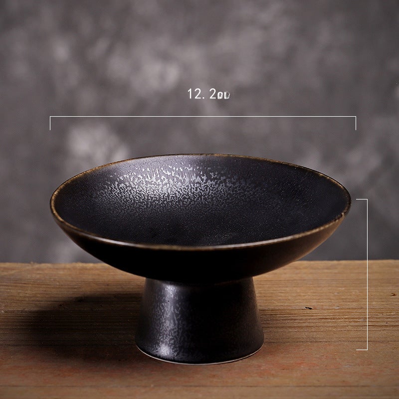 Ceramic Lotus Elevated Fruit Plate Creative Dessert DishUpper Wako Dish (Wujin) Upper Wako Dish (Wujin) 