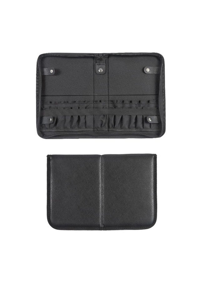 MAYCREATE® Makeup Brush Holder Bag Portable Travel Makeup Organizer Bag Foldable Zipper Cosmetic Makeup Brush Pouch Storage Case with 29 Elastic Pockets - Image 4