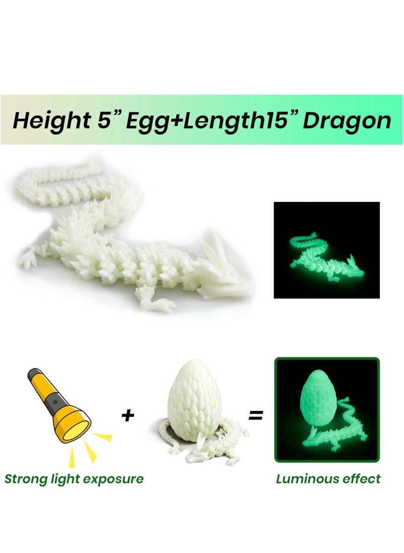 بيضة تنين، تنين كريستالي مقاس 15 بوصة، تنين مفصلي، ألعاب تململ للتوحد/اضطراب فرط الحركة ونقص الانتباه، لعبة هدايا مطبوعة ثلاثية الأبعاد، ألعاب مكتب تنفيذية، ديكور مكتب منزلي (أخضر مضيء) - pzsku/Z1ECF3714BF371C499D45Z/45/_/1725626879/60cf9ef4-00fb-4f2a-af07-dedd20fe3590