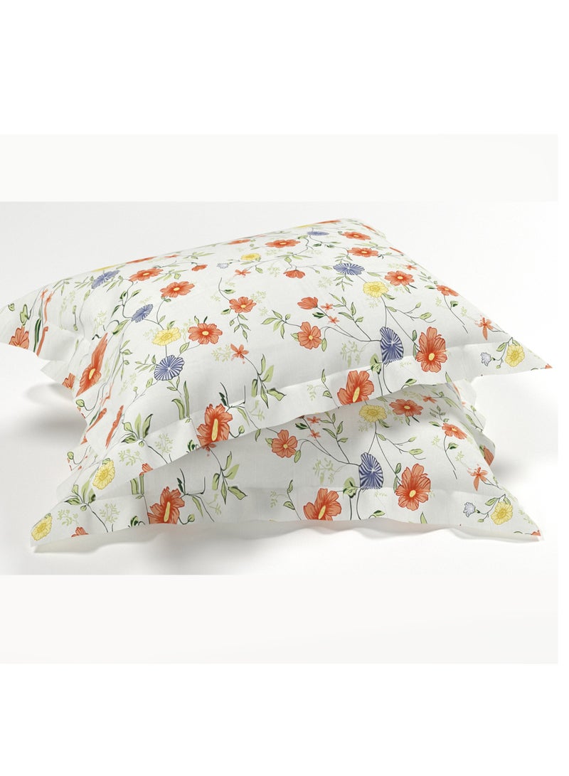 BSB Premium Glace Cotton King Bed Sheets with 2 King Pillowcases by Kingston | Luxurious Soft Sheets (3 Piece Set, 275 X 275 CM Flat sheet, 50 X 75 CM Pillow Covers, Multi color) - Image 3