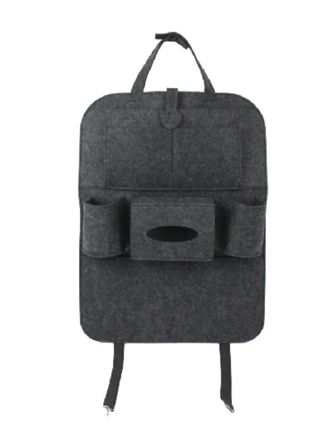 WAGAN Long-Lasting Car Specific Back Seat Organizer with Multiple Pockets Deep Grey 6001 - Image 1