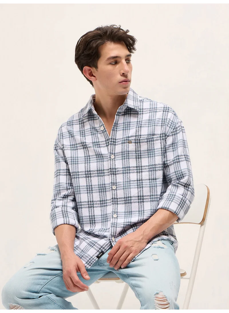 The Bear House  Men’s Long Sleeve Shirt – Classic, Comfortable and Stylish Essential for Work, Travel or Casual Outings for Men | Best Price UAE