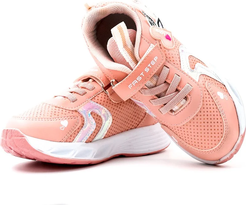 Fast Step Unisex Kids Casual Light Comfort Flexible Velcro Sneaker Sports Shoes 461xca204
