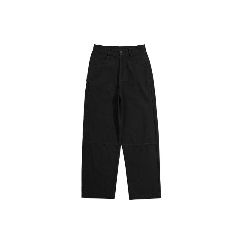 Magmans American Retro Lumber Pants Men'S And Women'S Overalls Trendy Brand Wide-Leg Loose Straight Casual Pants K7326 - Image 1