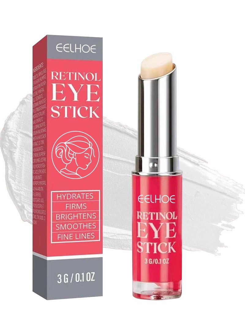 EELHOE Retinol Eye Stick, Anti Aging, Eye Stick, Eye Cream for Wrinkles, Eye Cream for Puffiness and Bags under Eyes, Eye Balm and Dark Circles - Image 1