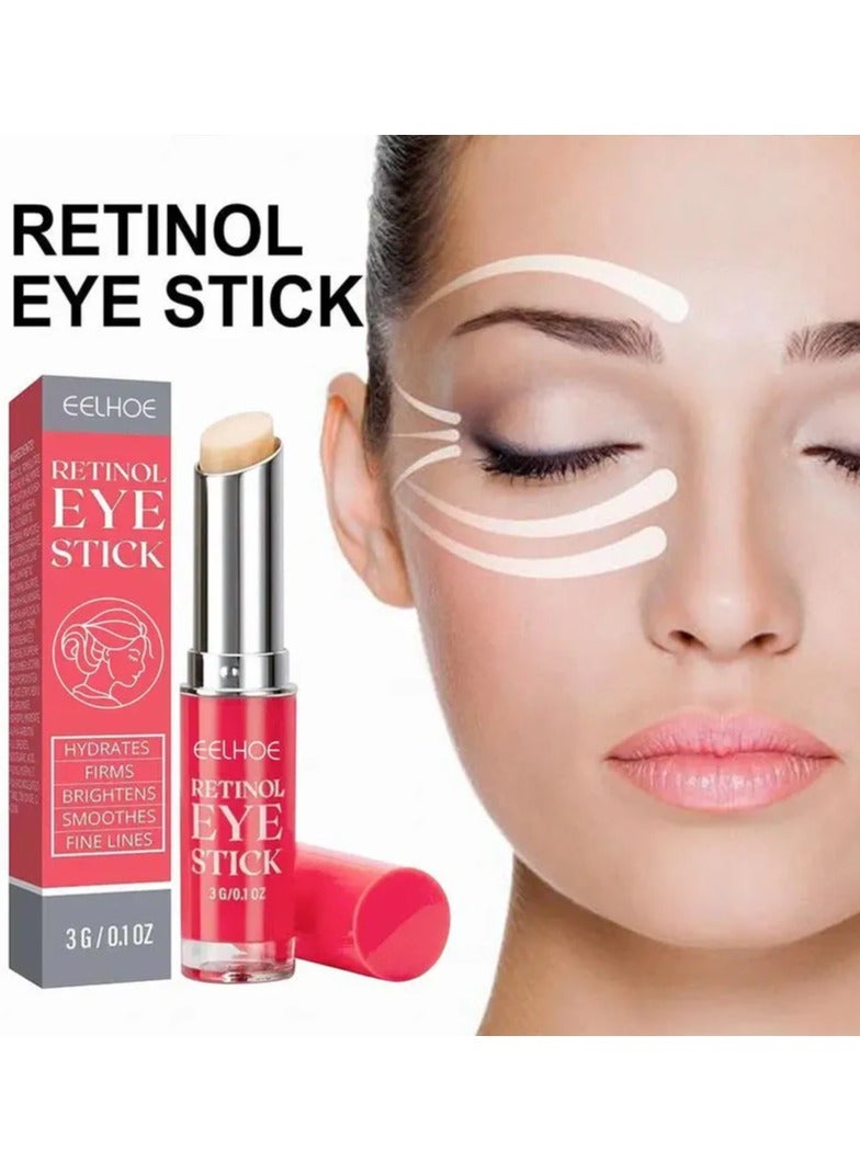 EELHOE Retinol Eye Stick, Anti Aging, Eye Stick, Eye Cream for Wrinkles, Eye Cream for Puffiness and Bags under Eyes, Eye Balm and Dark Circles - Image 2