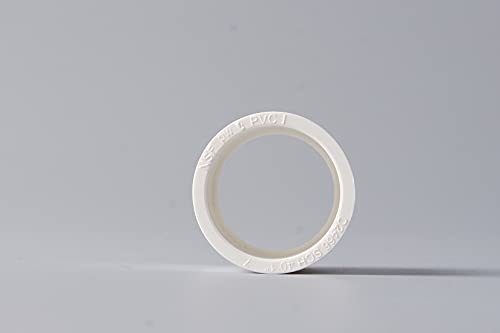 Rainbow Dream 1 Inch PVC Coupling Adapter Pipe Fitting (Socket x Socket) - 10 Pack, White - Image 4