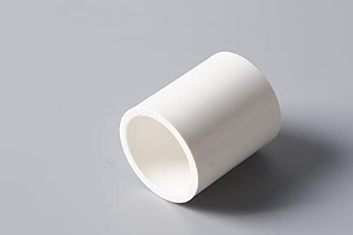 Rainbow Dream 1 Inch PVC Coupling Adapter Pipe Fitting (Socket x Socket) - 10 Pack, White - Image 3