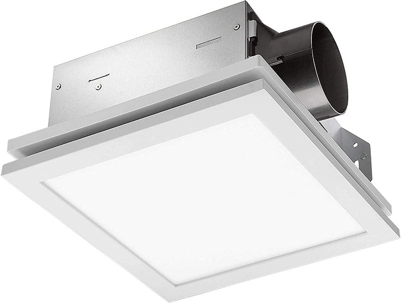 BREEZ BreezSlim Ventilation Fans  SLM70ELED  70 CFM Fan with EdgeLit Dimmable LED Light  - Image 1