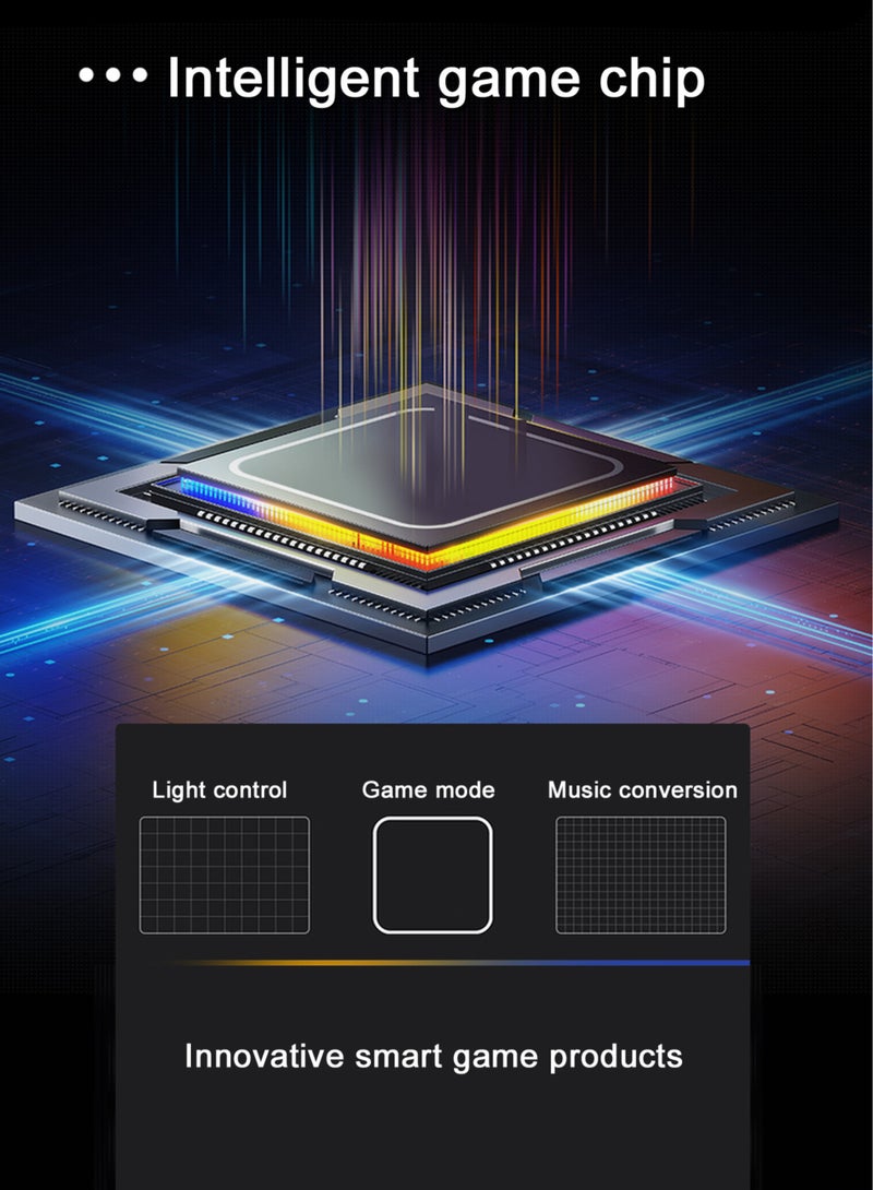 جديد سريع ضوء دفع أعلى لعبة شعبية لعبة الأسماك ، والموسيقى الالكترونية إيقاع اللعبة ، لعبة اللغز المحمولة للأطفال والكبار الموسيقى والإضاءة الحسية لعبة هدية ( الأحمر ) - Image 4