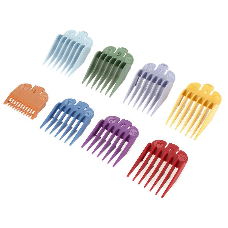 8 Sizes Guide Comb Set Rainbow Color Clipper Spare Parts Haircut Accessories - Image 4