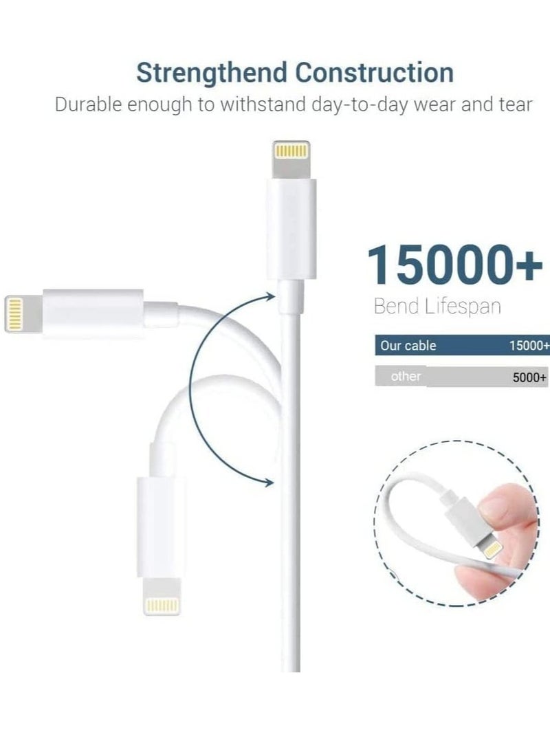 Certified Lightning Cable – 1M Short Lightning to USB Cable for Fast Charging & Syncing - Image 3