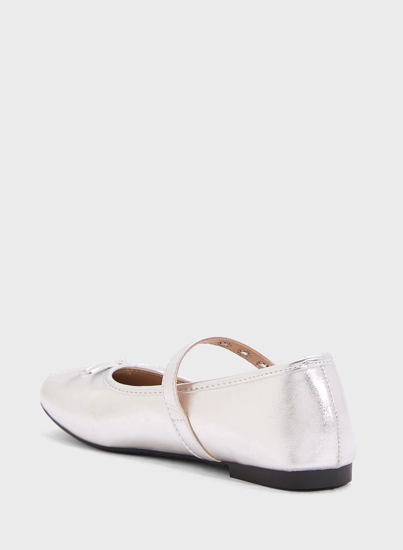 Ginger Square Toe Ballerina Flat  - Image 3
