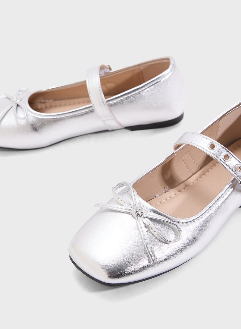Ginger Square Toe Ballerina Flat  - Image 4