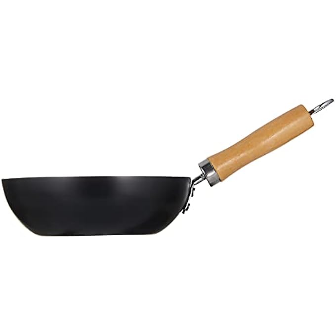 برستيج مقلاة ووك غير لاصقة مقاس 20 سم مع مقبض خشبي، لون أسود Pr42254 - Image 2