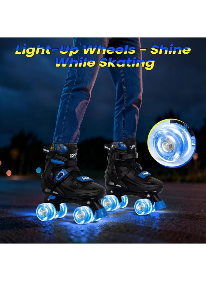 Nattork Adjustable Roller Skates for Kids Boys Girls Teen Youth Age 4-16 Cool Racing Car Indoor Outdoor Gift Idea for Birthdays - Image 3