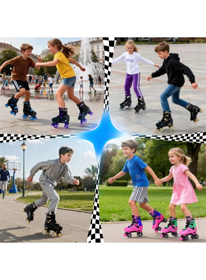 Nattork Adjustable Roller Skates for Kids Boys Girls Teen Youth Age 4-16 Cool Racing Car Indoor Outdoor Gift Idea for Birthdays - Image 4