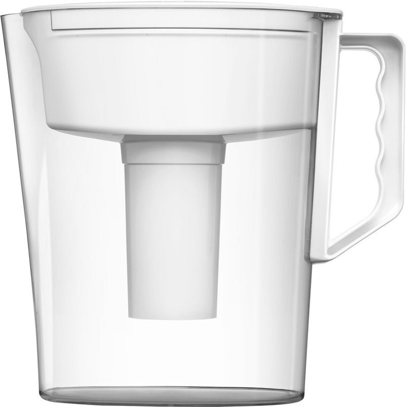 Brita Water Pitcher, Slim, 5 Cup Capacity, Includes One Advanced Filter-White, Size - Image 3