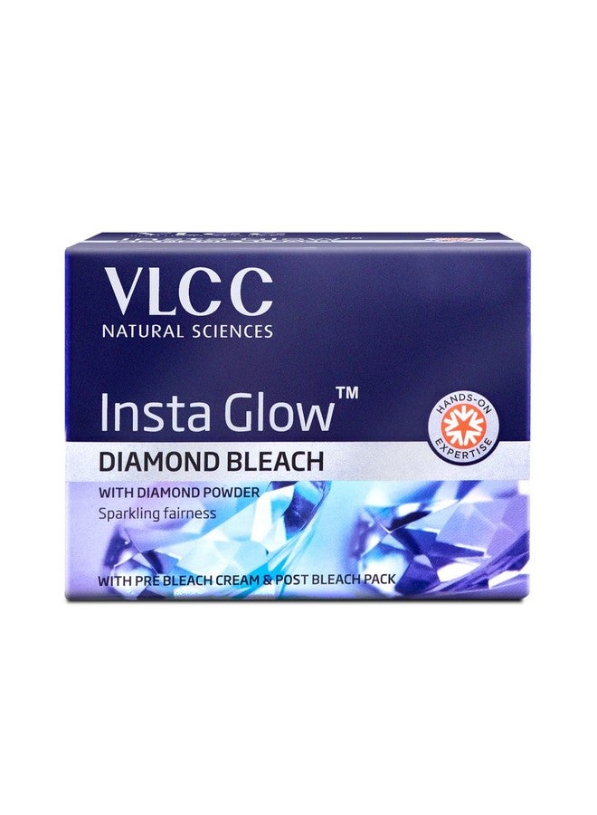 VLCC Insta Glow Diamond Bleach - 402G | With Diamond Powder For Sparkling Fairness | Skin Brightening Bleach | Minimizes Dark Spots, Reduces Facial Hair Visibility. - Image 1
