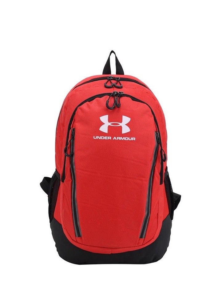 UNDER ARMOUR 【School season】 Printed Large Capacity Zipper Backpack School Bag Student Backpack Classic Backpack Laptop Backpack Colorful Backpack - Image 1