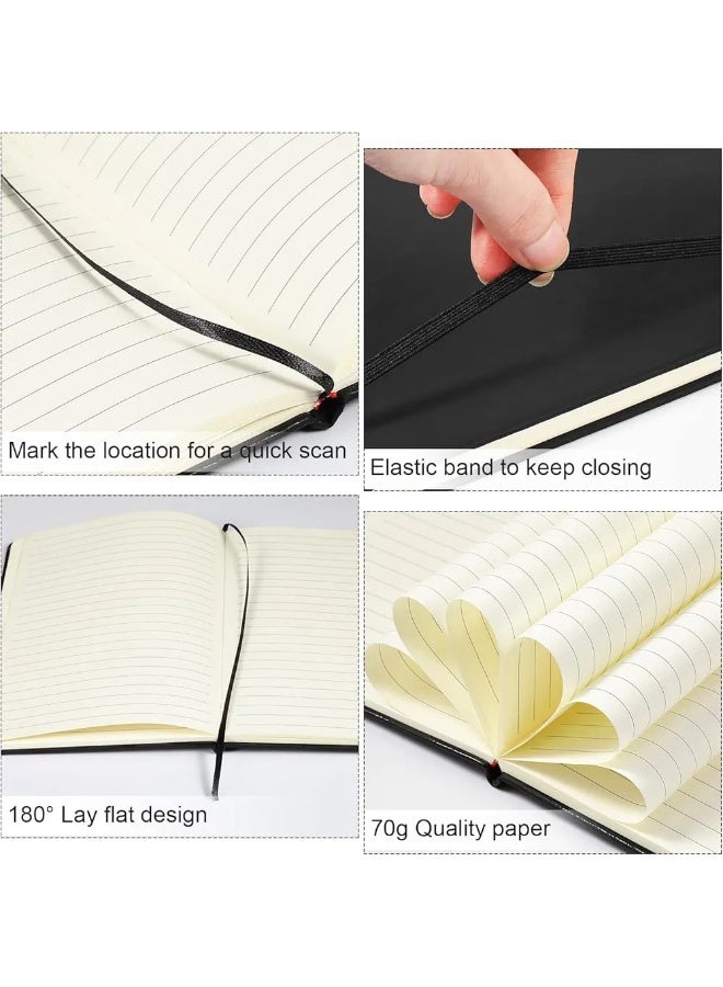 A5 Organized Planning Notebook, 15x21cm Ruled Papers with 2-in-1 Metal Pen (Ball Pen + Touch Pen for Screens) – Notebook for Organizing Tasks, Studying, and Working - Image 3