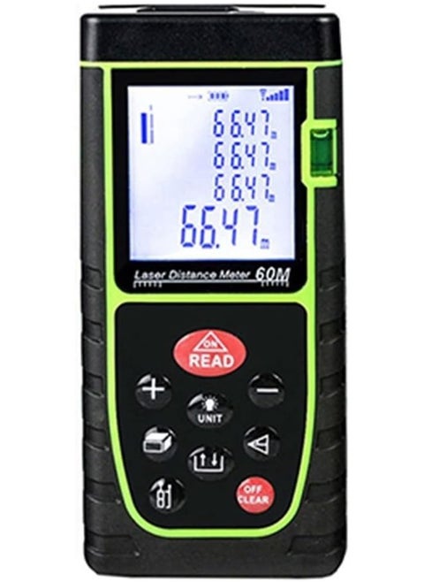 60M Digital Laser Distance Meter Electronic Angle Sensor Laser Rangefinder