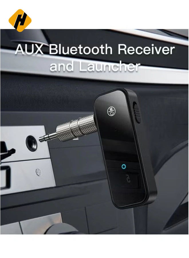 HuHa - YESIDO YAU25 2-in-1 Bluetooth 5.0 Transmitter Receiver Aux Adapter for Car Home Stereo System. - Image 1