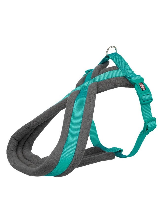 تريكسي حزام تجوال ممتاز للكلاب، حزام قابل للتعديل بدون شد للكلاب، حزام ناعم مبطن وجيد التهوية للحيوانات الأليفة، لون المحيط (ML، 50-90 سم)