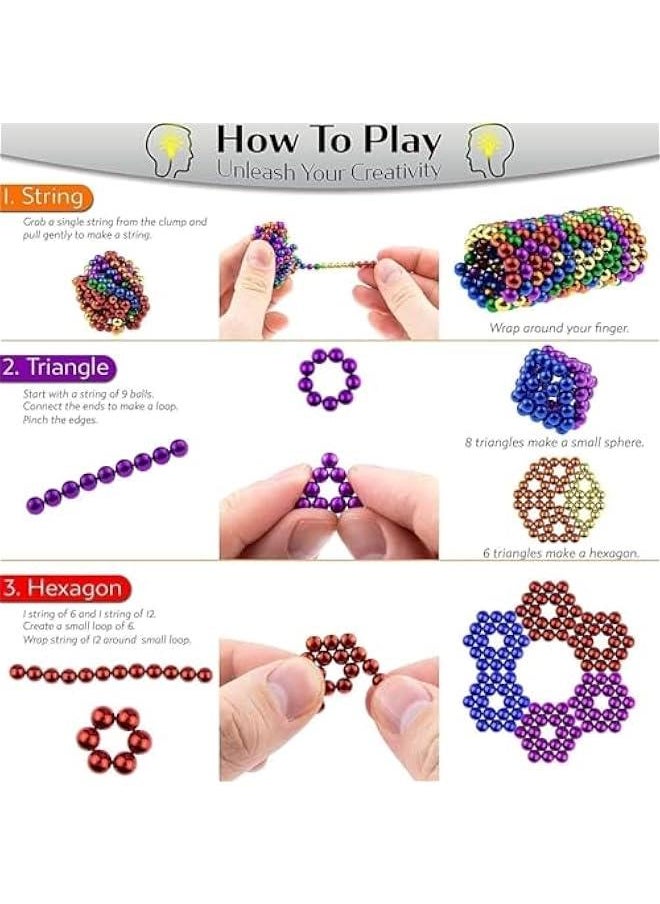 Arabest 5MM 221pcs! Building Desk Toy for Stress Relief, Putty Toy Slime(Adults 18+)  - Image 4