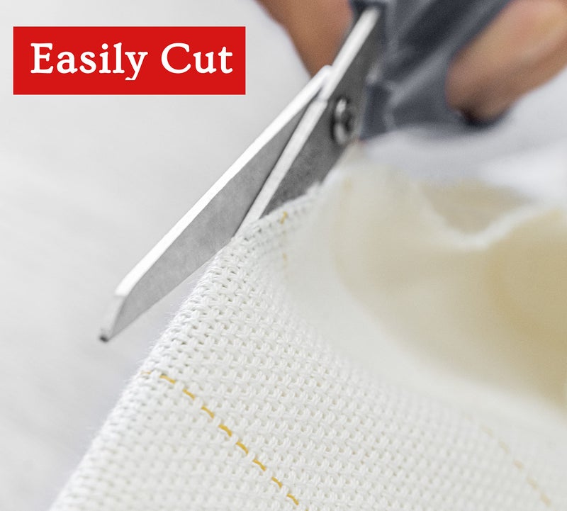 DABLINE 80" x 80" Large Overlocking Primary Tufting Cloth for Rug Tufting with Marked Lines, Monks Cloth for Punch Needle 6.6x6.6 feet - Image 4